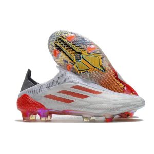 Adidas X Speedflow FG WhiteSpark Blanco Plata Rojo